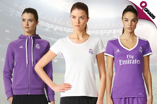 From QR60 Feel like an Athlete with Original Real Madrid Merchandise from the 2016-2017 Collection! (Up to QR300 Value)